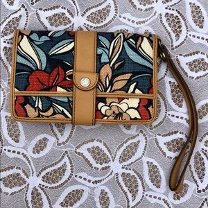Floral Relic Wallet/Wristlet